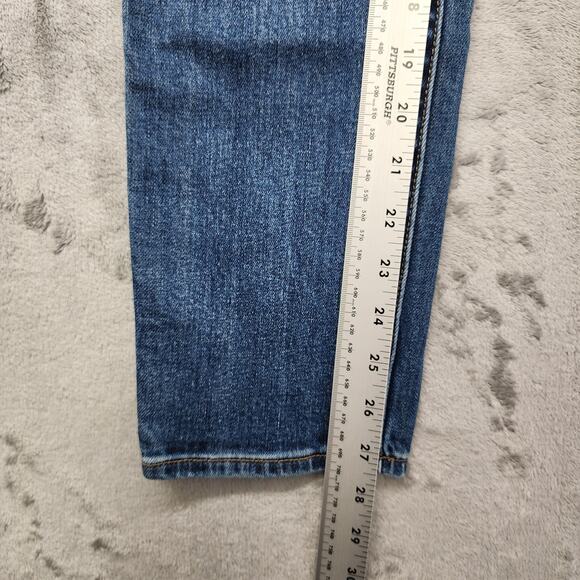 Kut Jeans Womens 2 Blue Catherine Fab Ab Boyfriend Ankle High Rise Stretch Denim - Picture 14 of 16